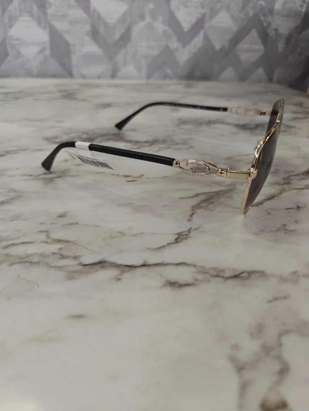 Oscar de la Renta Womens Aviator Sunglasses Gold Gradient MOD3105 58-14-150